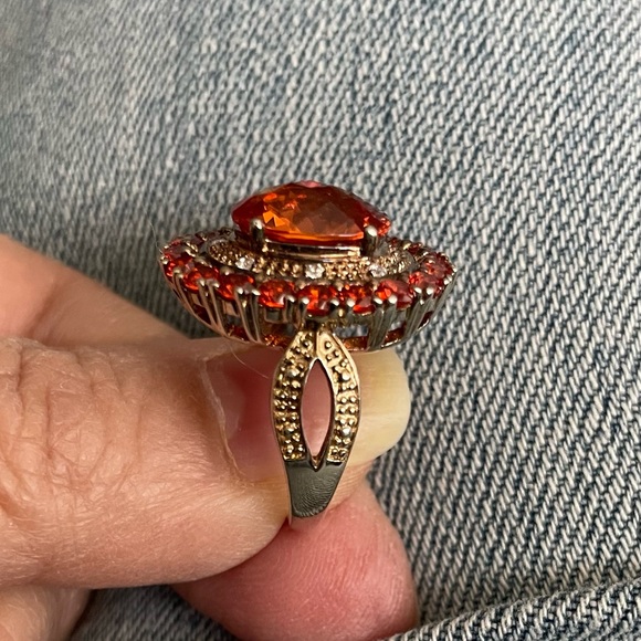 Spessartine Garnet Ring - Picture 3 of 6